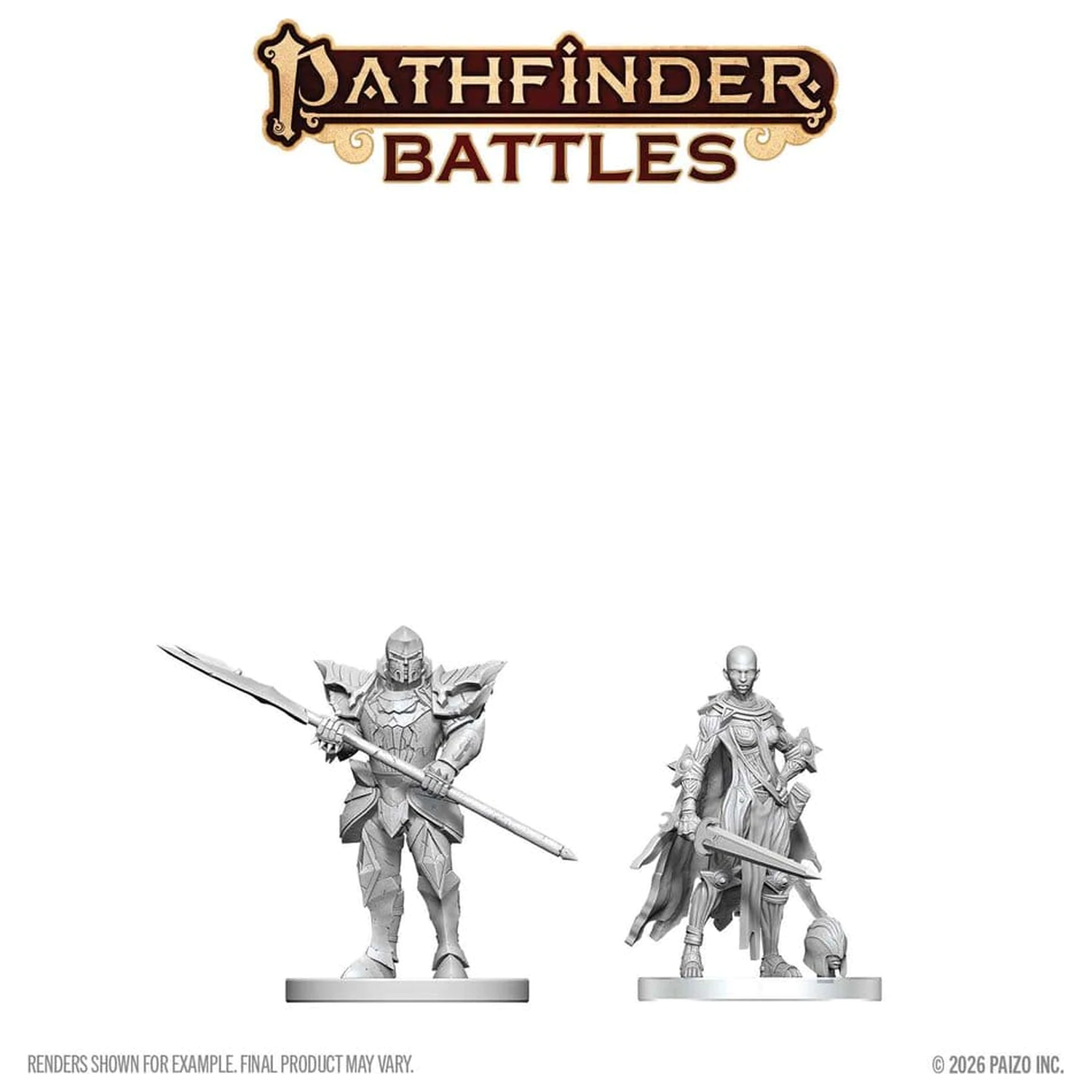 Pathfinder Battles Deep Cuts Niepomalowana Miniatura Nail & Rack Hellknights 14 cm zdjęcie produktu