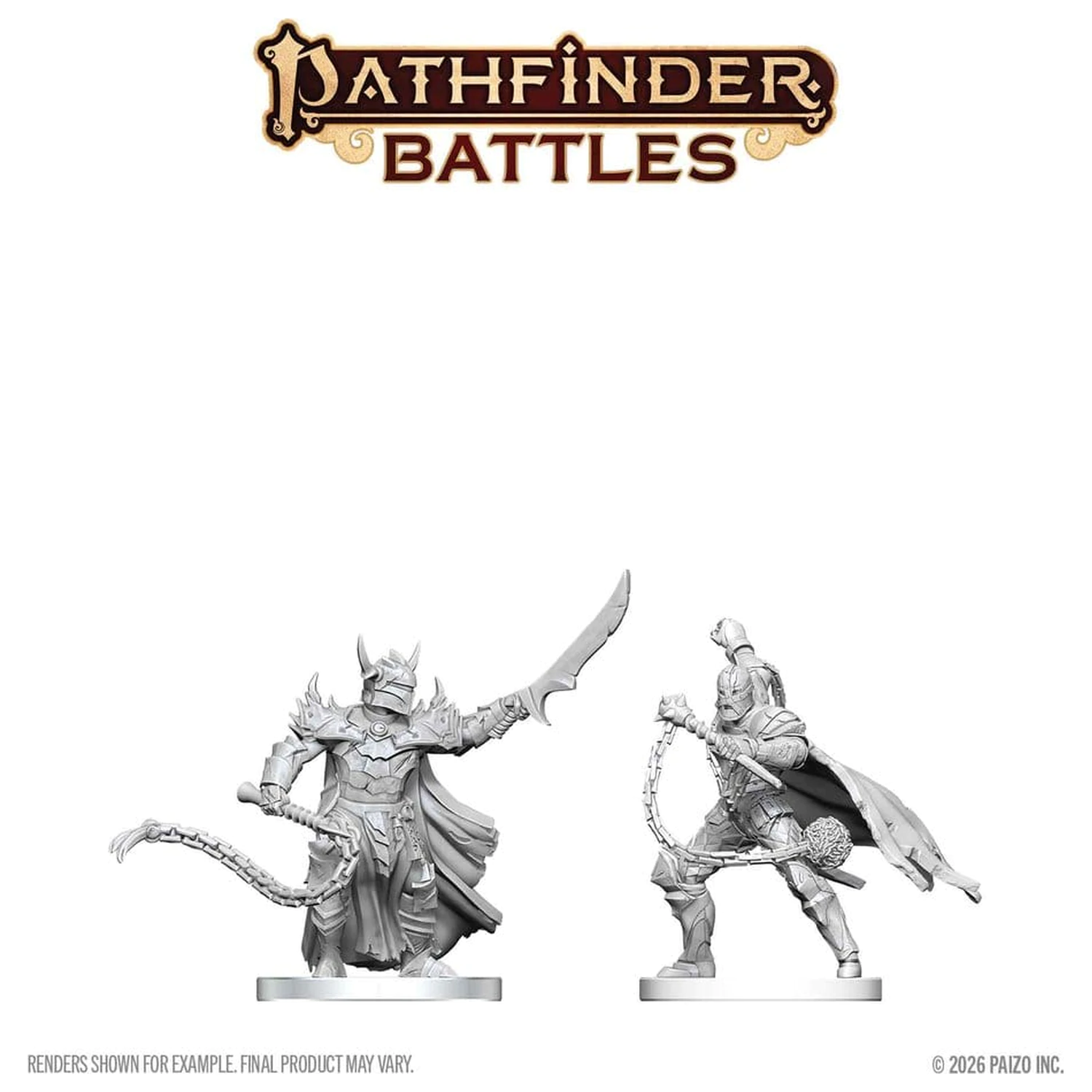 Pathfinder Battles Deep Cuts Unpainted Miniatura Scourge & Chain Hellknights 14 cm zdjęcie produktu