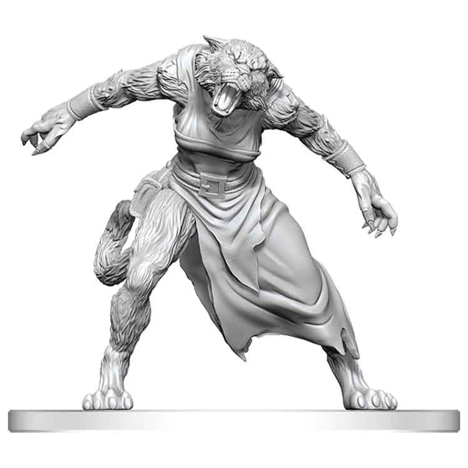 Pathfinder Battles Deep Cuts Unpainted Miniatura Weretygrys 13 cm zdjęcie produktu