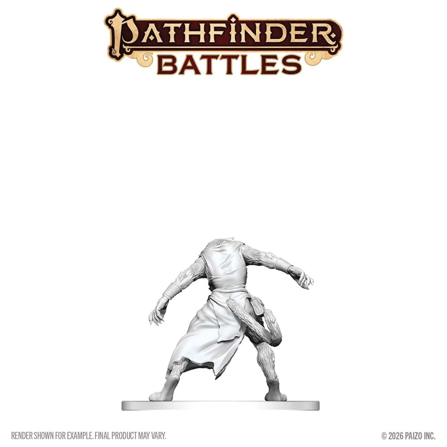 Pathfinder Battles Deep Cuts Unpainted Miniatura Weretygrys 13 cm zdjęcie produktu