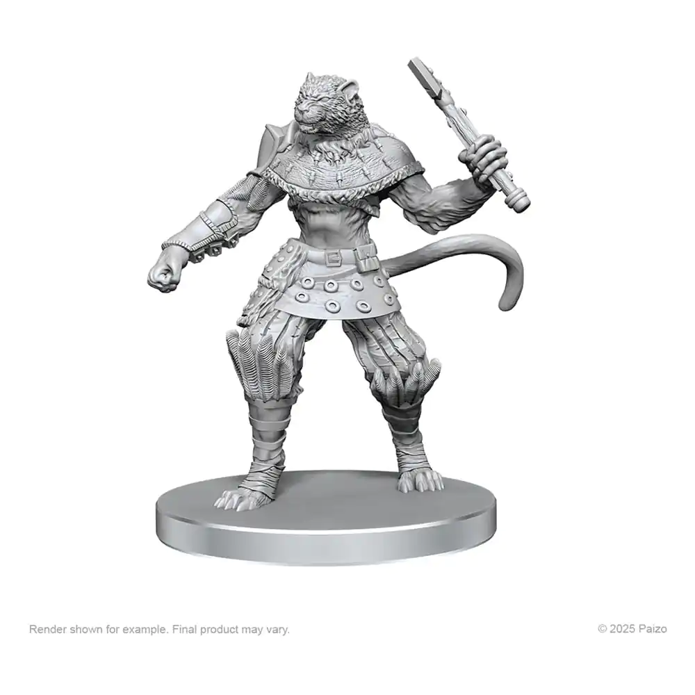 Pathfinder Deep Cuts Niepomalowane Miniaturki Elf Łowca i Catfolk Bandit zdjęcie produktu
