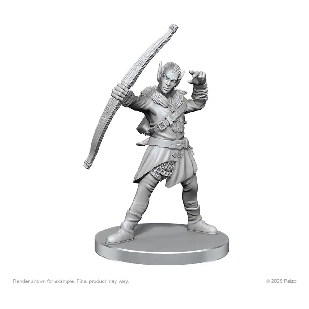 Pathfinder Deep Cuts Niepomalowane Miniaturki Elf Łowca i Catfolk Bandit zdjęcie produktu