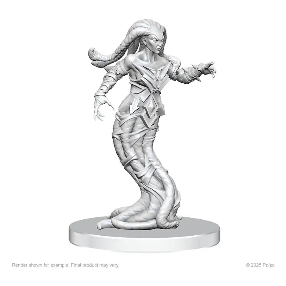 Pathfinder Deep Cuts Niepomalowane Figurki Gylou (Służebna Diablica) i Ferrugon (Rdzawy Diabeł) zdjęcie produktu