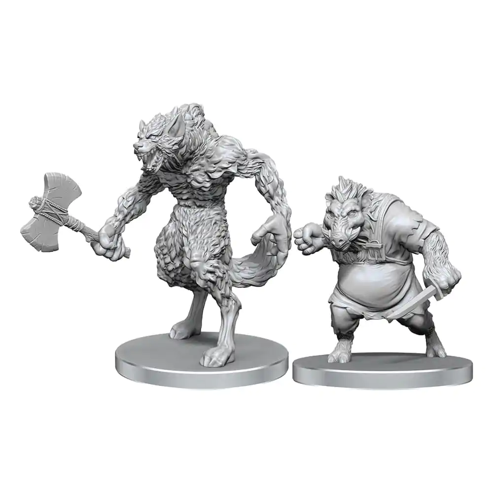 Pathfinder Deep Cuts Unpainted Miniatures Wilkołak & Weprzokołak zdjęcie produktu
