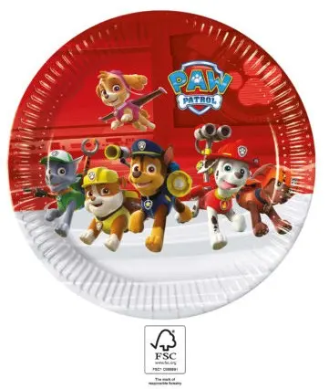 Paw Patrol Ready For Action talerzyki papierowe 8 szt. 23 cm FSC zdjęcie produktu