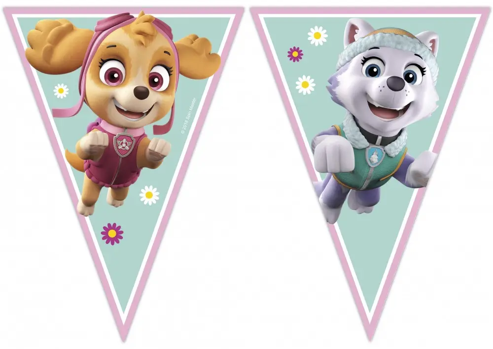 Paw Patrol Skye i Everest Baner z flagami zdjęcie produktu