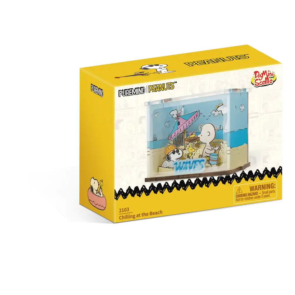 Peanuts Puremind Zrób to sam Zestaw konstrukcyjny Mini Scenka Relaks na plaży zdjęcie produktu
