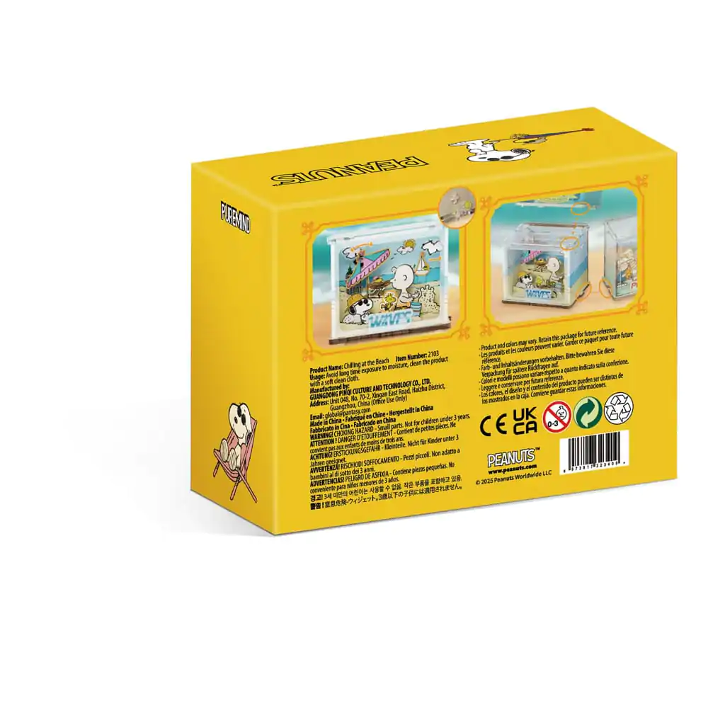 Peanuts Puremind Zrób to sam Zestaw konstrukcyjny Mini Scenka Relaks na plaży zdjęcie produktu