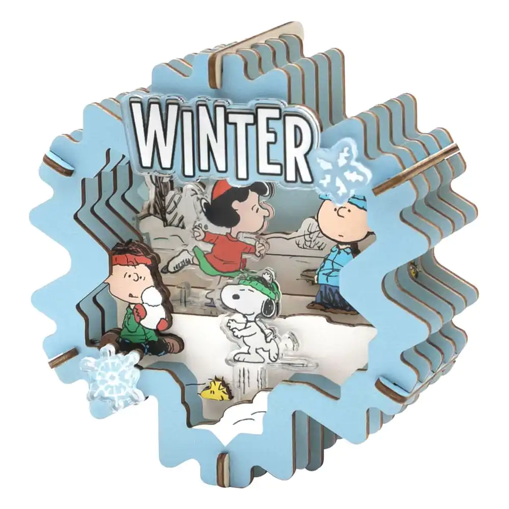Peanuts Puremind Zestaw do Składania Modelu Drewniany Teatr Zimowa Kraina Czarów zdjęcie produktu