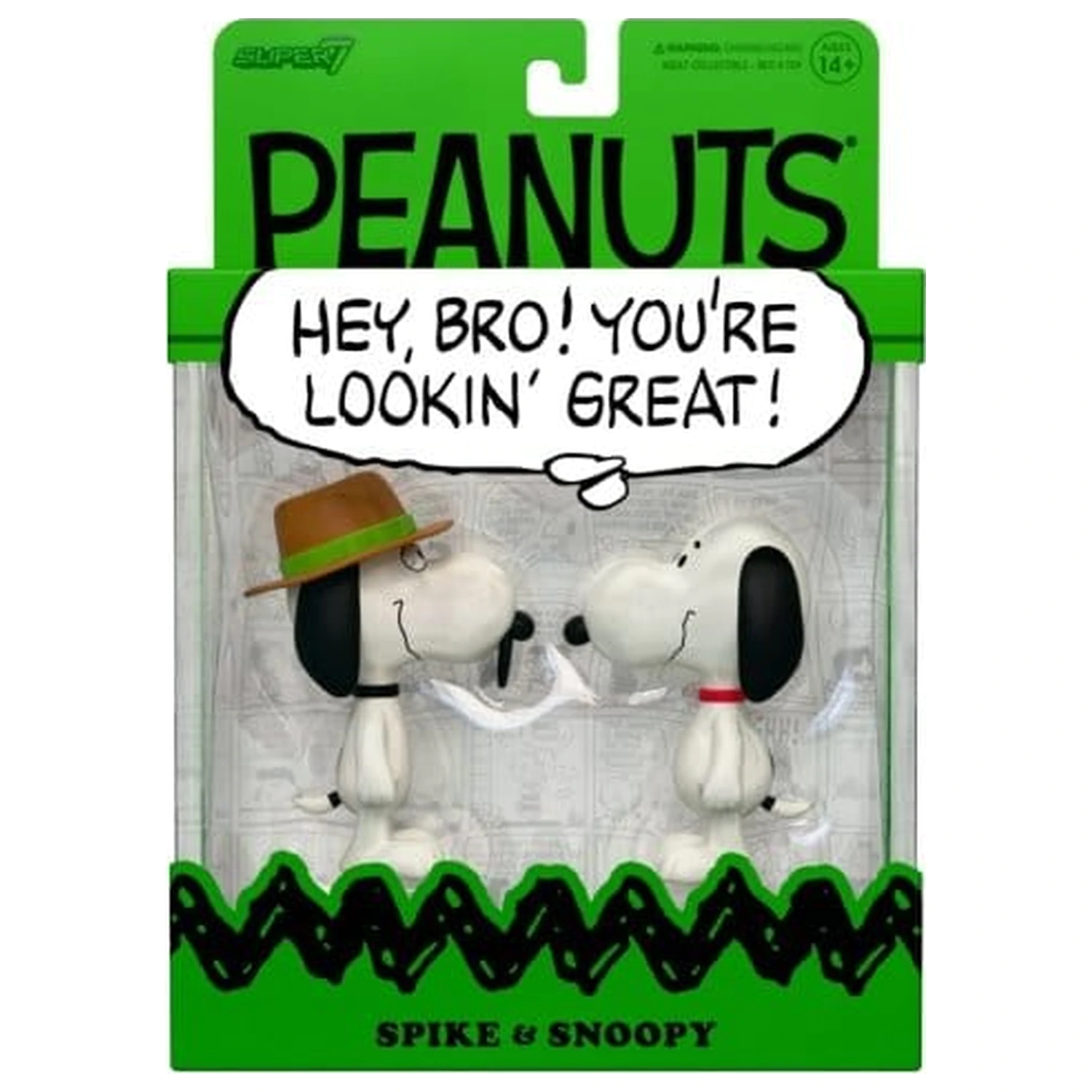 Peanuts ReAction Figurki akcji 2-Pak Snoopy i Spike 10 cm zdjęcie produktu