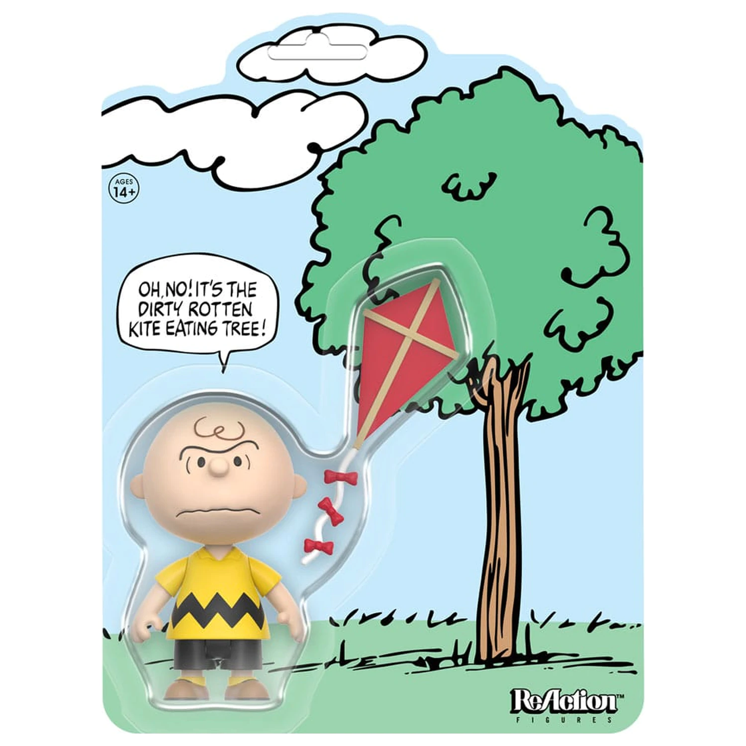 Peanuts ReAction Figurka Akcji Charlie Brown i the Kite-Eating Tree (Comic Panel) 9 cm zdjęcie produktu