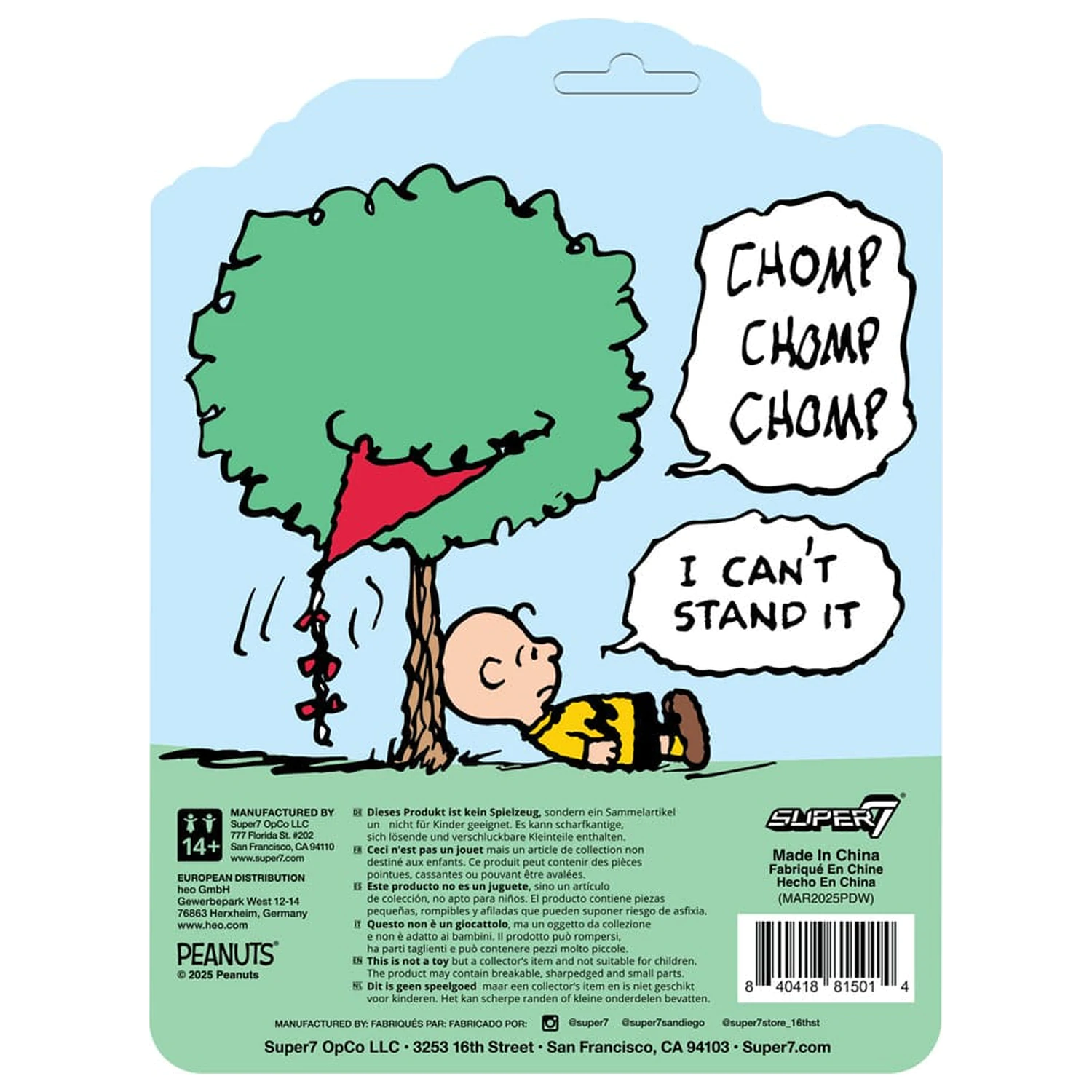Peanuts ReAction Figurka Akcji Charlie Brown i the Kite-Eating Tree (Comic Panel) 9 cm zdjęcie produktu