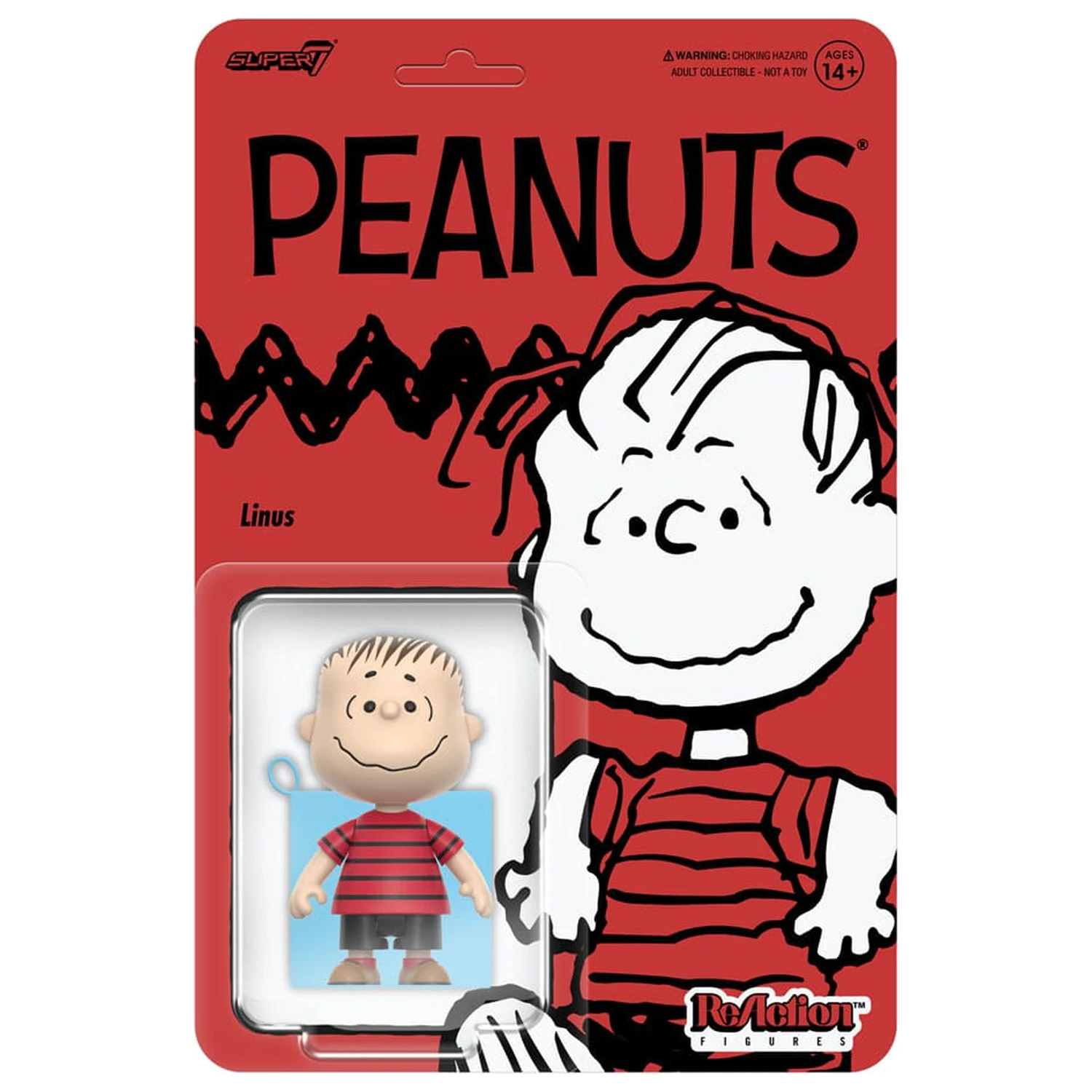 Peanuts ReAction Figurka Akcji Wave 8 Linus 9 cm zdjęcie produktu