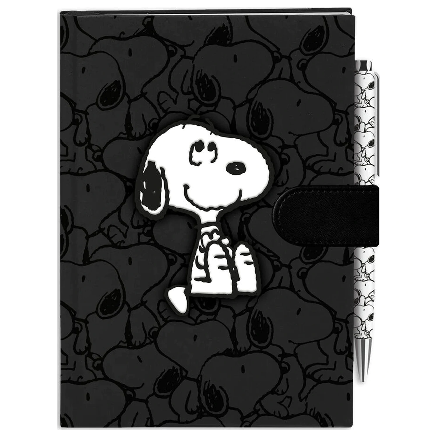 Peanuts Snoopy A5 PU notebook flokowany z długopisem zdjęcie produktu