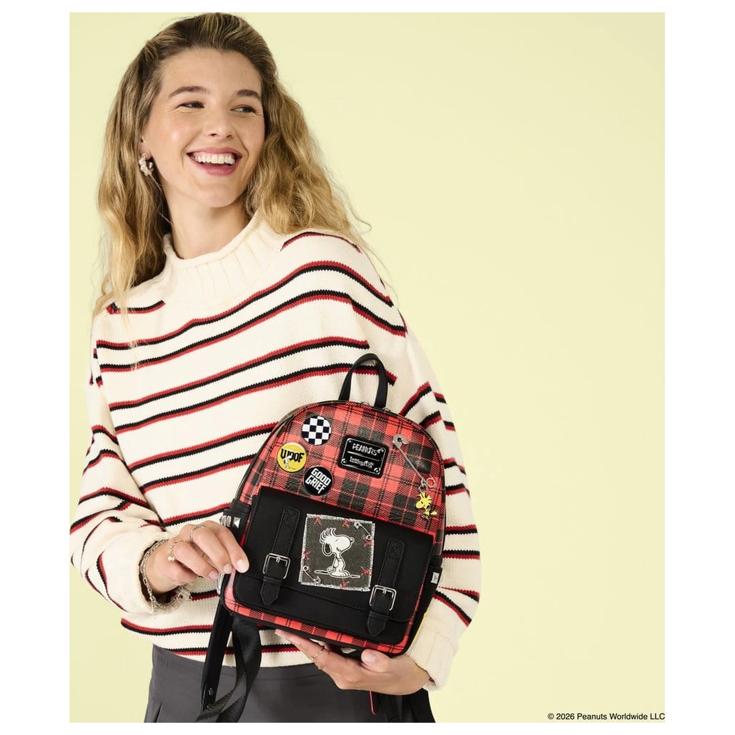 Peanuts by Loungefly Mini plecak Snoopy Grunge zdjęcie produktu