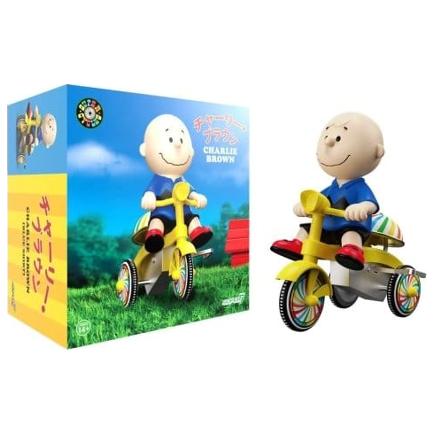 Peanuts Super Cycles Pojazd Charlie Brown (niebieski z żółtym Trike) zdjęcie produktu