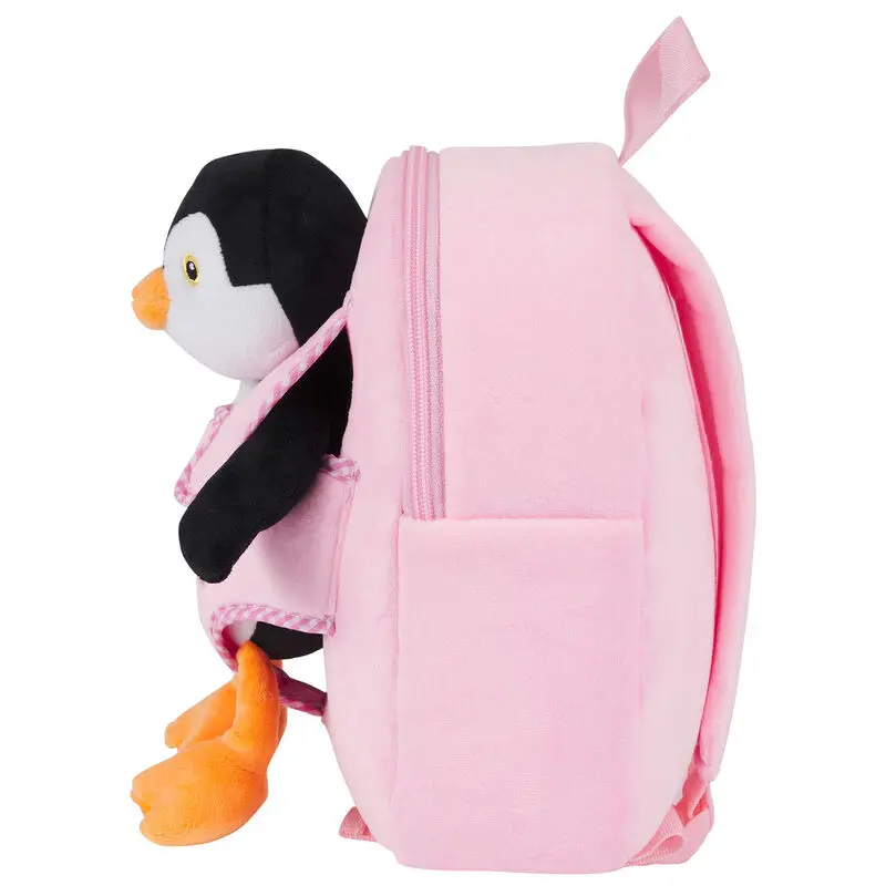 Plecak dwustronny Peggie Penguin z pluszową zabawką 27cm zdjęcie produktu