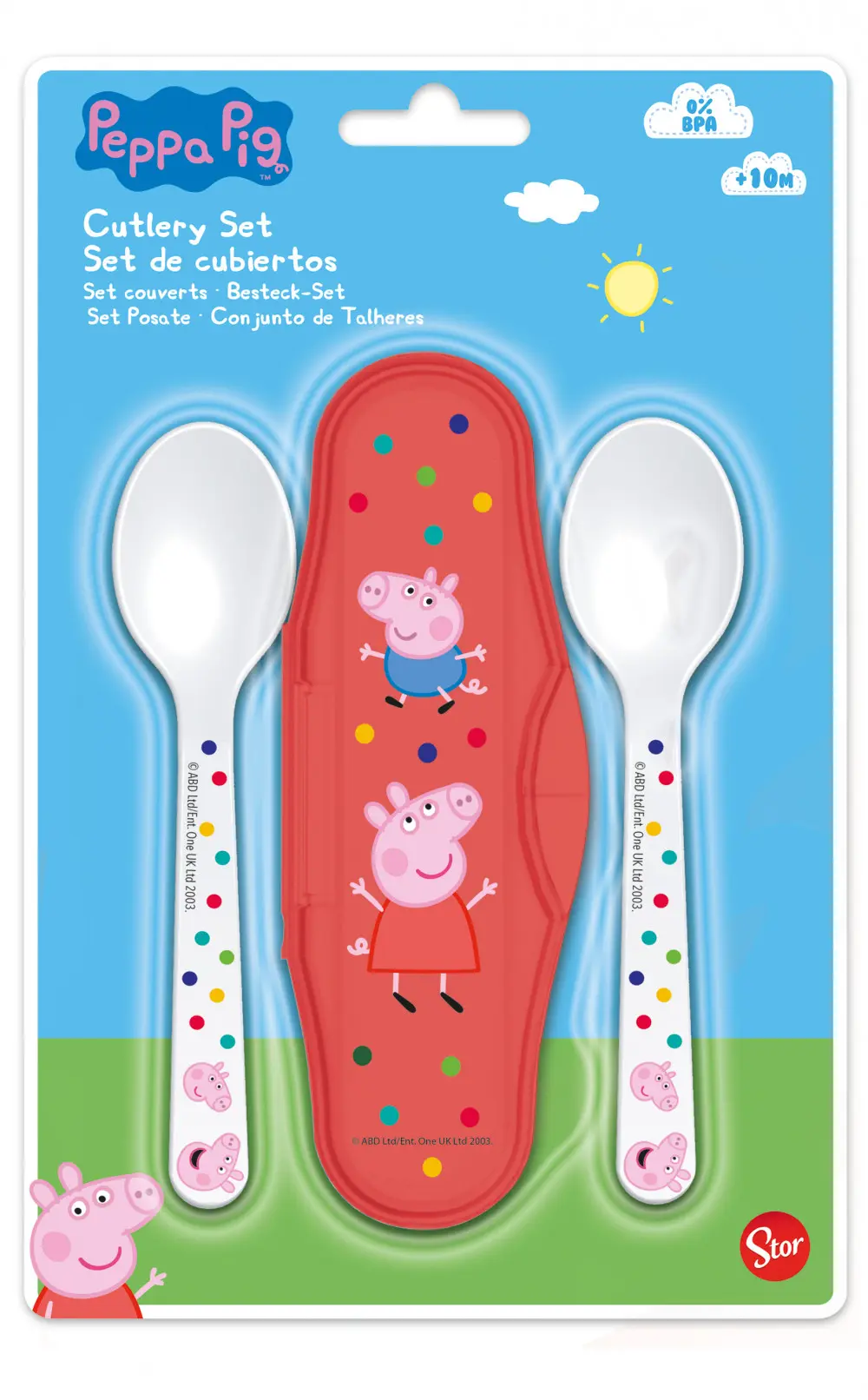 Peppa Pig Baby Travel Zestaw sztućców zdjęcie produktu