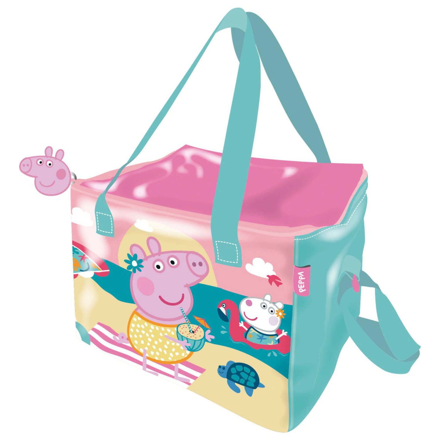 Peppa Pig Plażowa Termiczna Torba Lunchowa, Torba Chłodząca 22.5 cm zdjęcie produktu