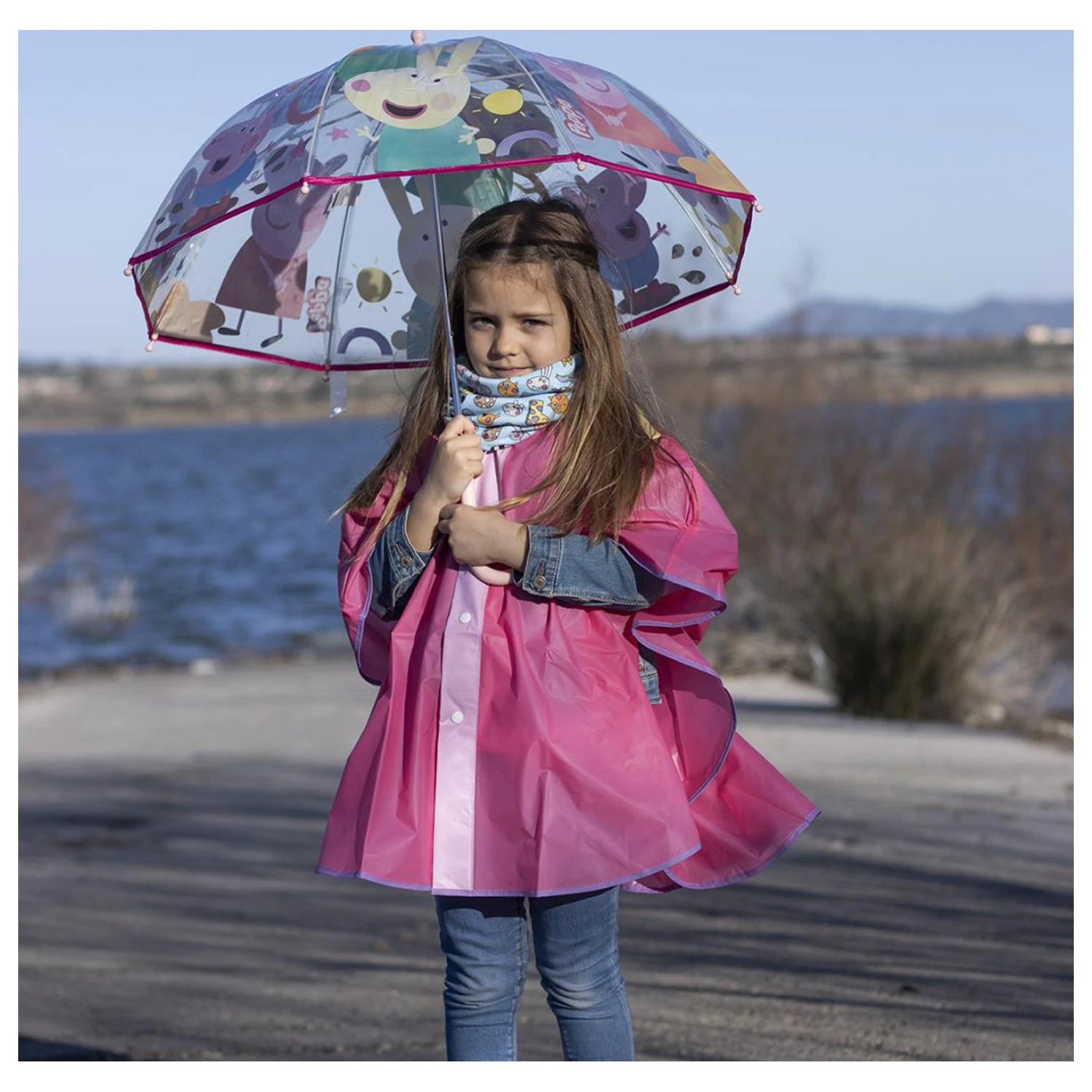 Peppa Pig Buddies Dziecięcy Przezroczysty Parasol Ø71 cm zdjęcie produktu