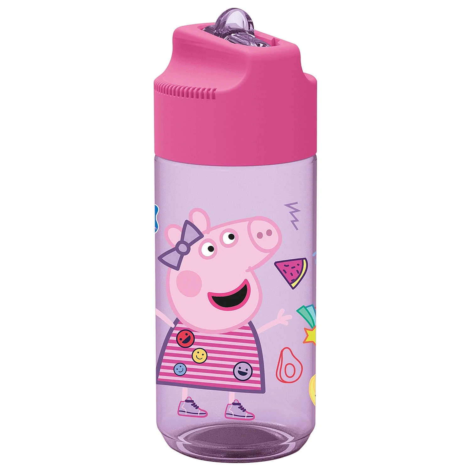 Peppa Pig Core Hydro plastikowa butelka ze słomką 430 ml zdjęcie produktu
