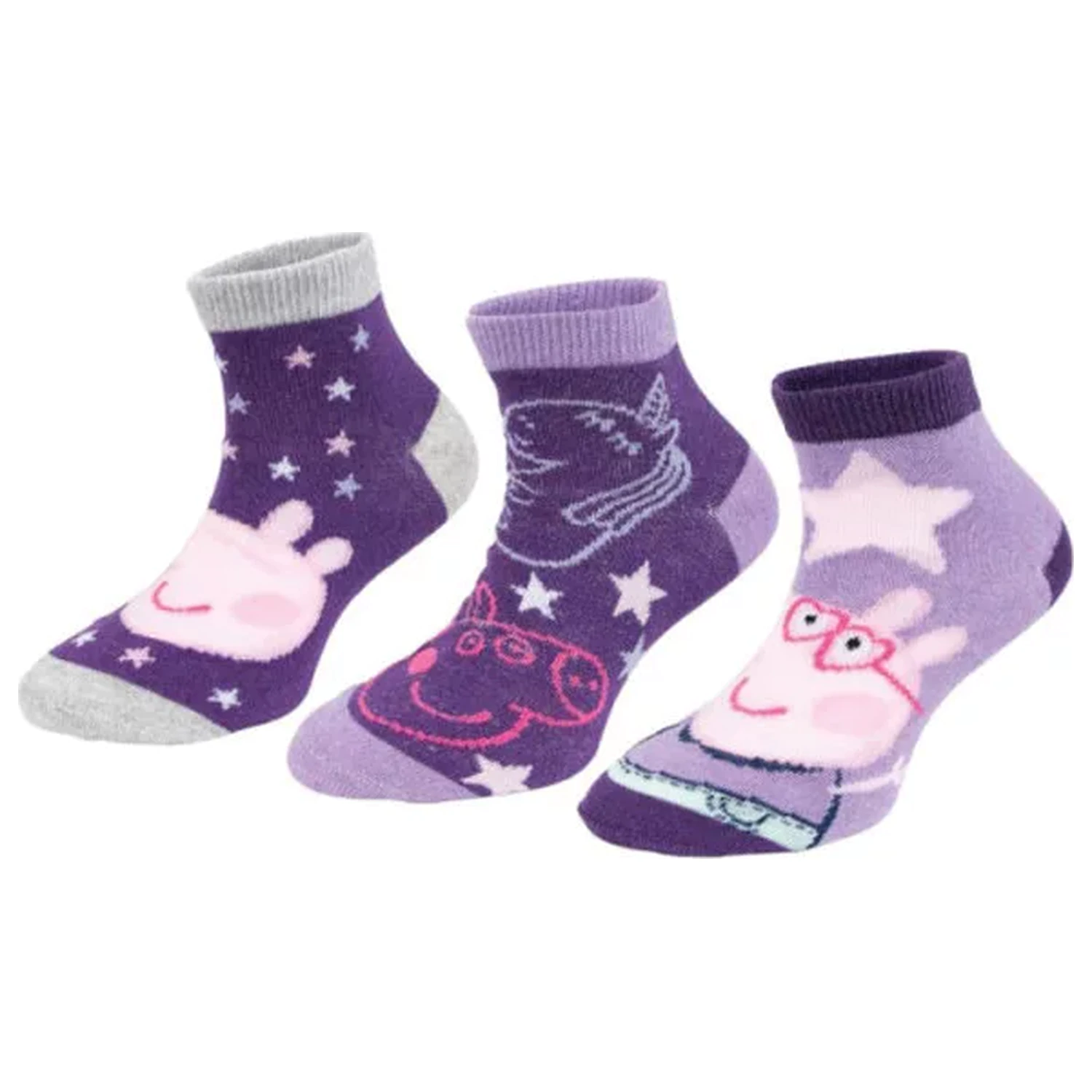 Peppa Pig Dream Purple dziecięce skarpetki sekretne 23/26 zdjęcie produktu