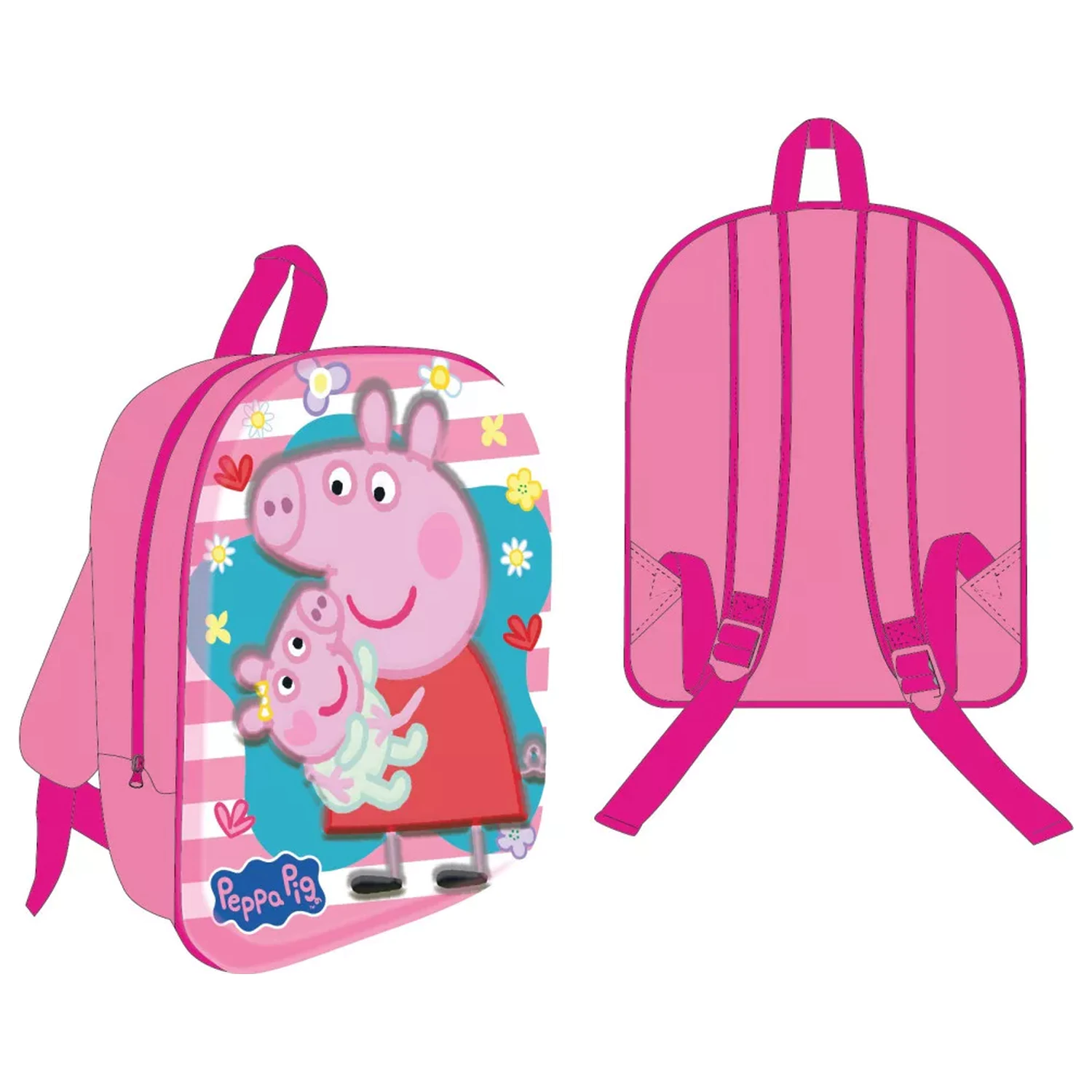 Plecak 3D Peppa Pig Evie, torba 30 cm zdjęcie produktu