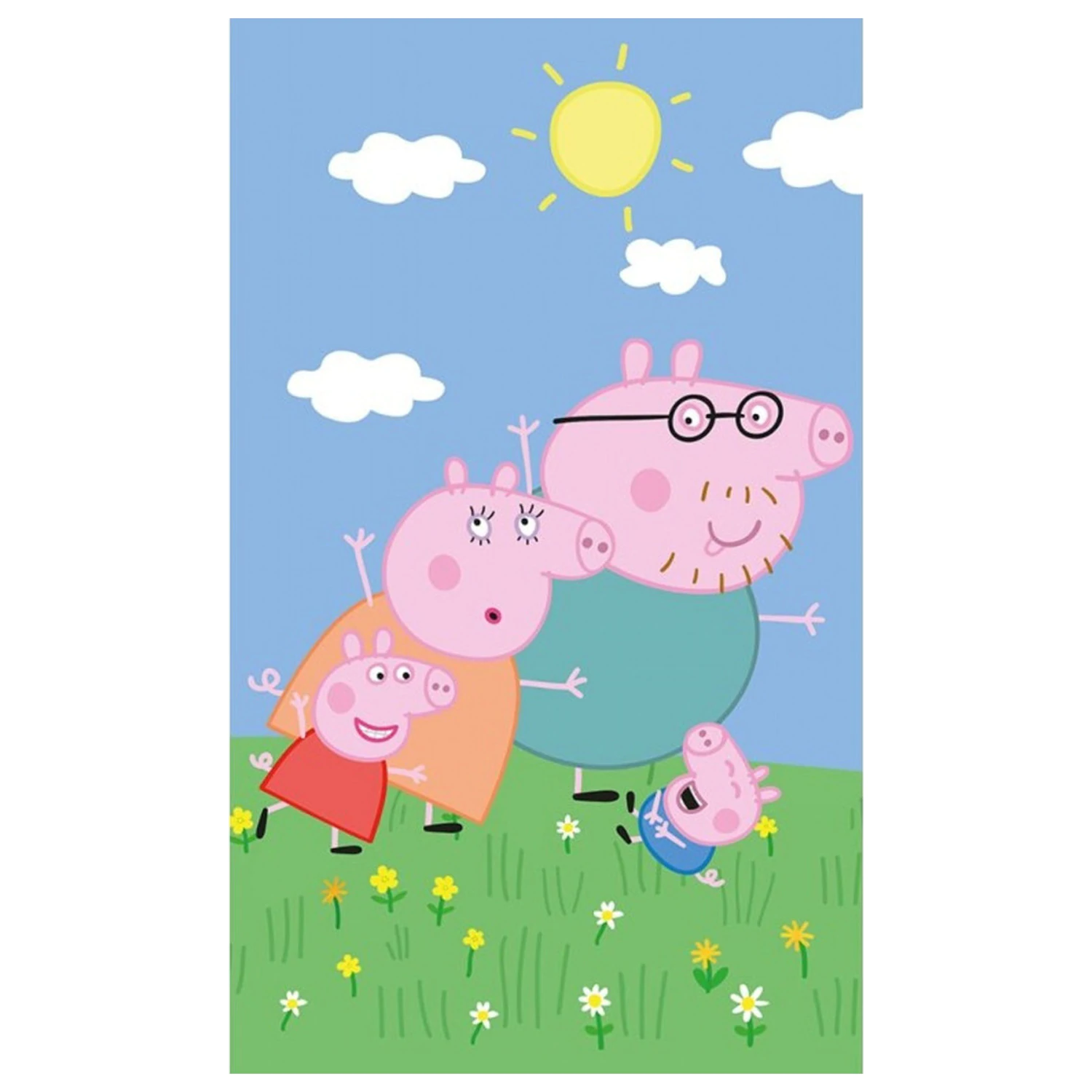 Peppa Pig Family Ręcznik do rąk, Ręcznik do twarzy, Ręcznik zdjęcie produktu