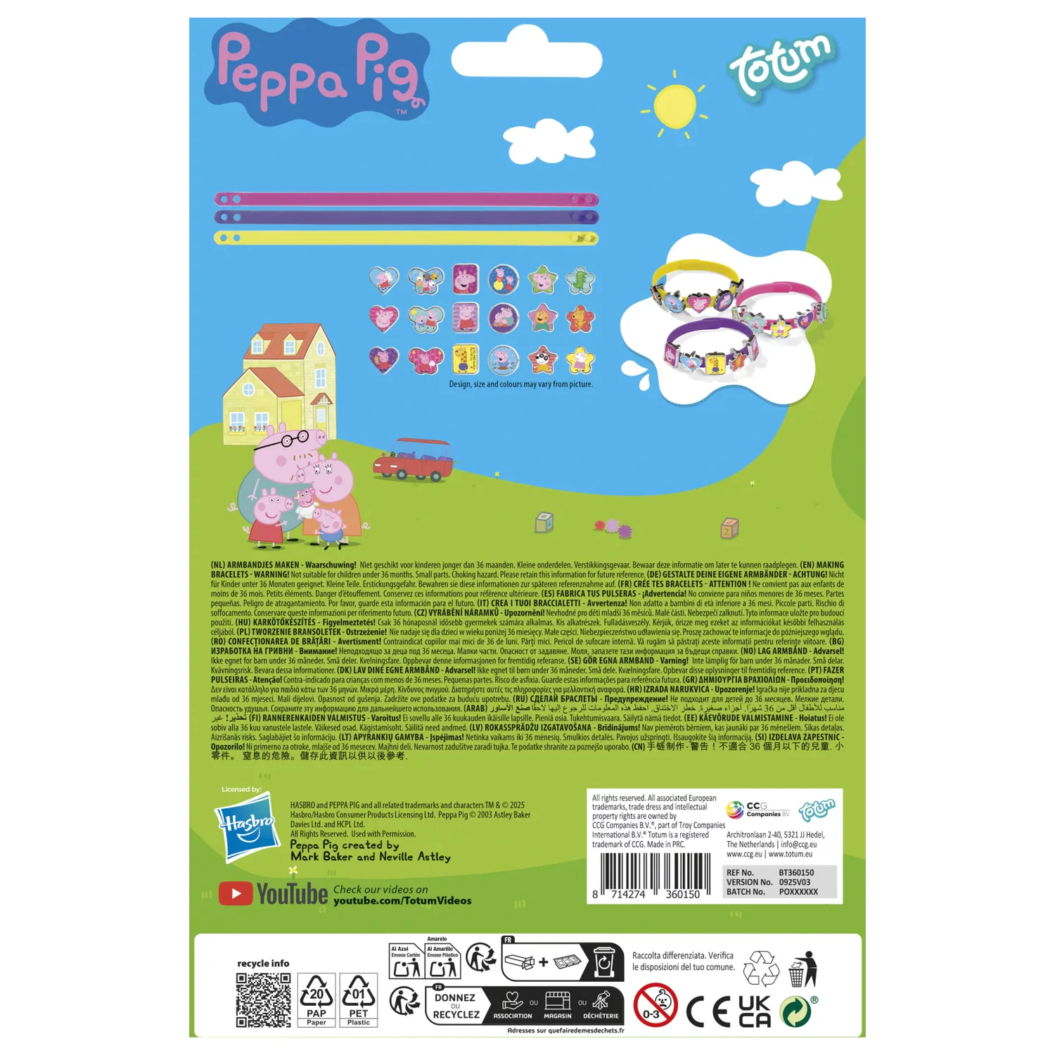 Peppa Pig Zestaw do Robienia Bransoletek Fun zdjęcie produktu