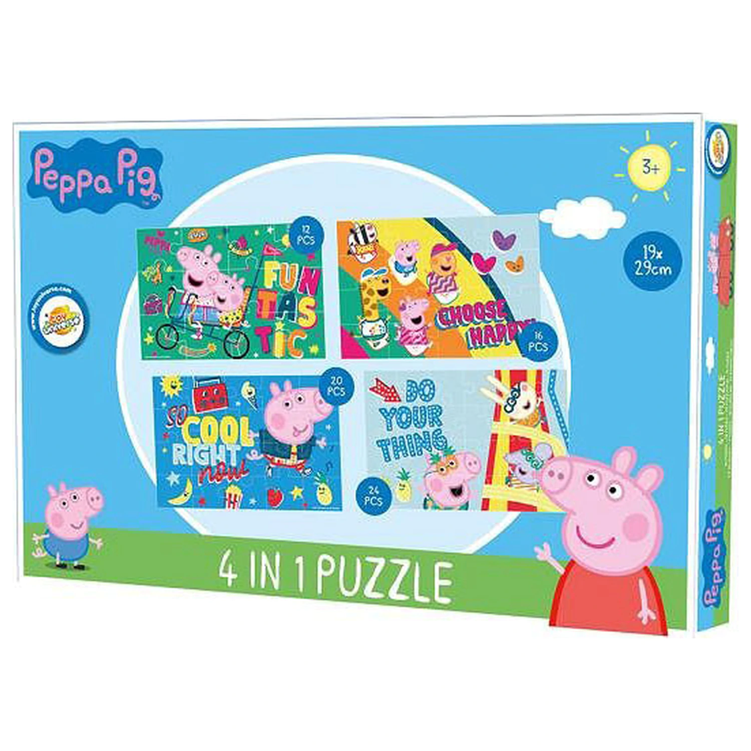 Peppa Pig Fun 4 w 1 Puzzle zdjęcie produktu