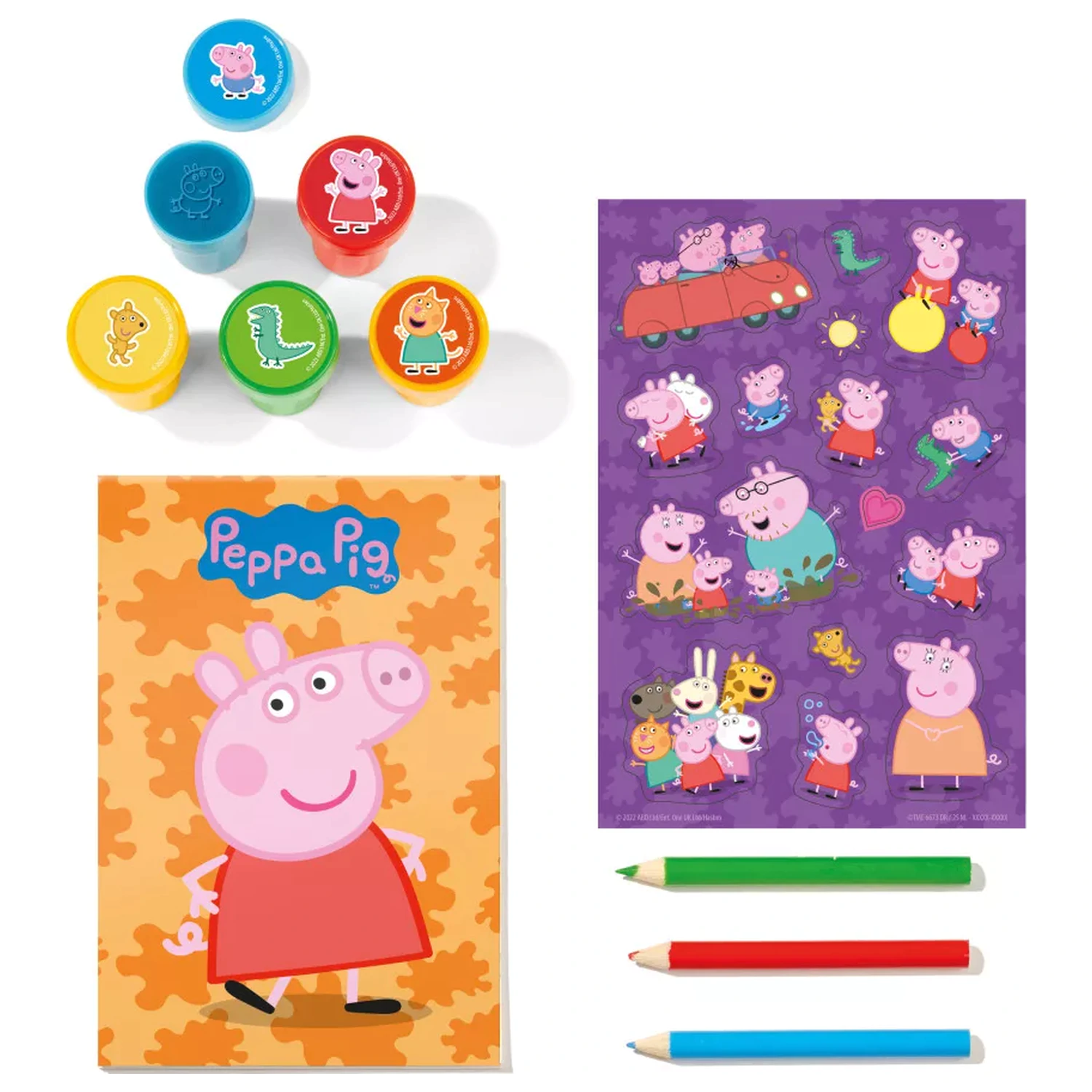 Peppa Pig Happiness Zestaw Kreatywny ze Stemplami zdjęcie produktu