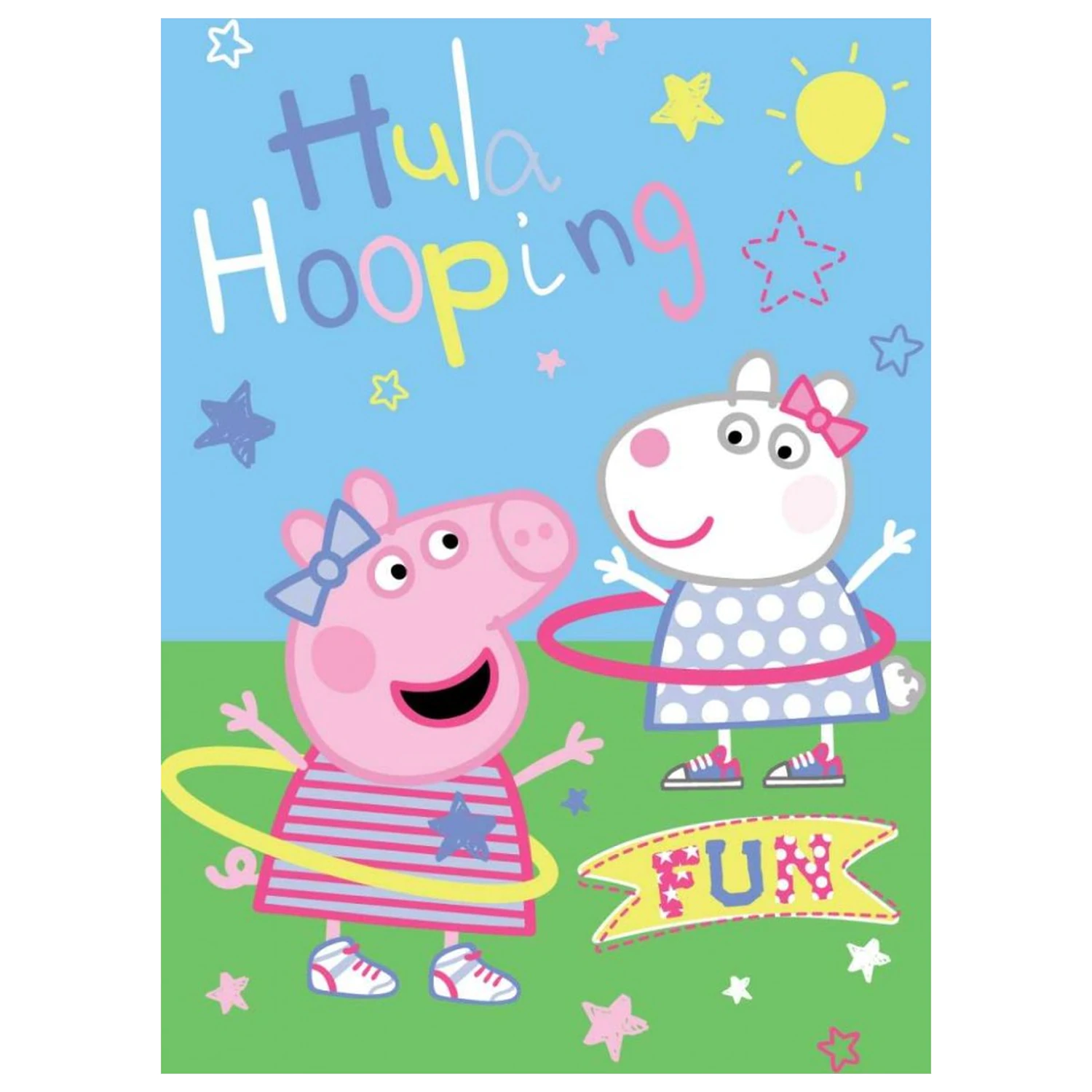 Peppa Pig Hula Hooping koc polarowy zdjęcie produktu