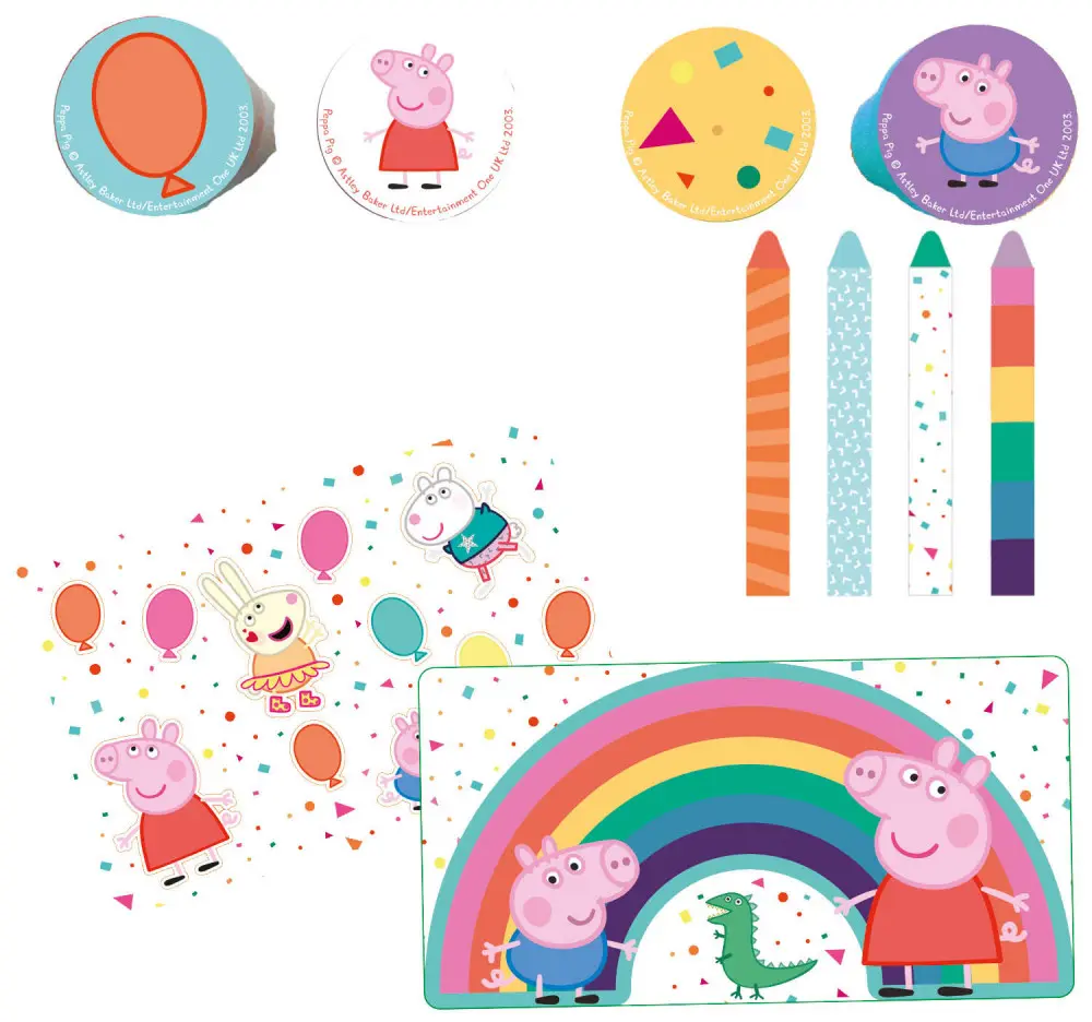 Peppa Pig zestaw artykułów papierniczych (16 sztuk) zdjęcie produktu