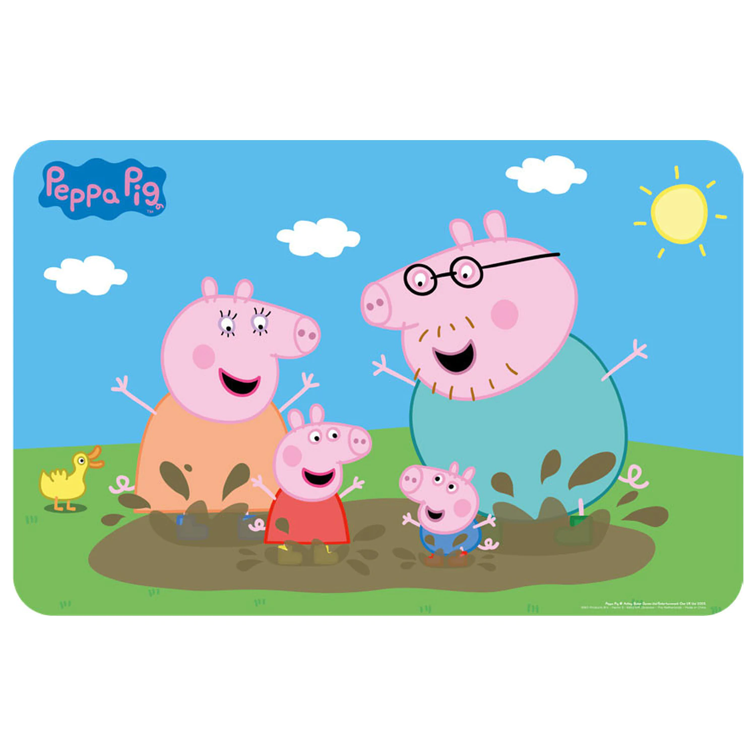 Peppa Pig Mud Bath Mata stołowa 43x28 cm zdjęcie produktu