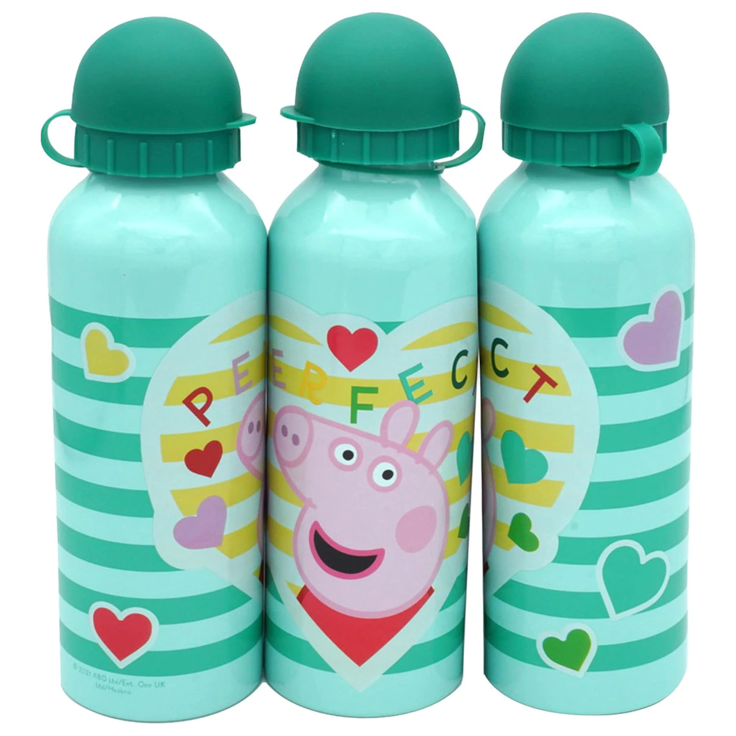 Peppa Pig Perfect aluminiowa butelka na wodę z nakrętką do picia 500 ml zdjęcie produktu