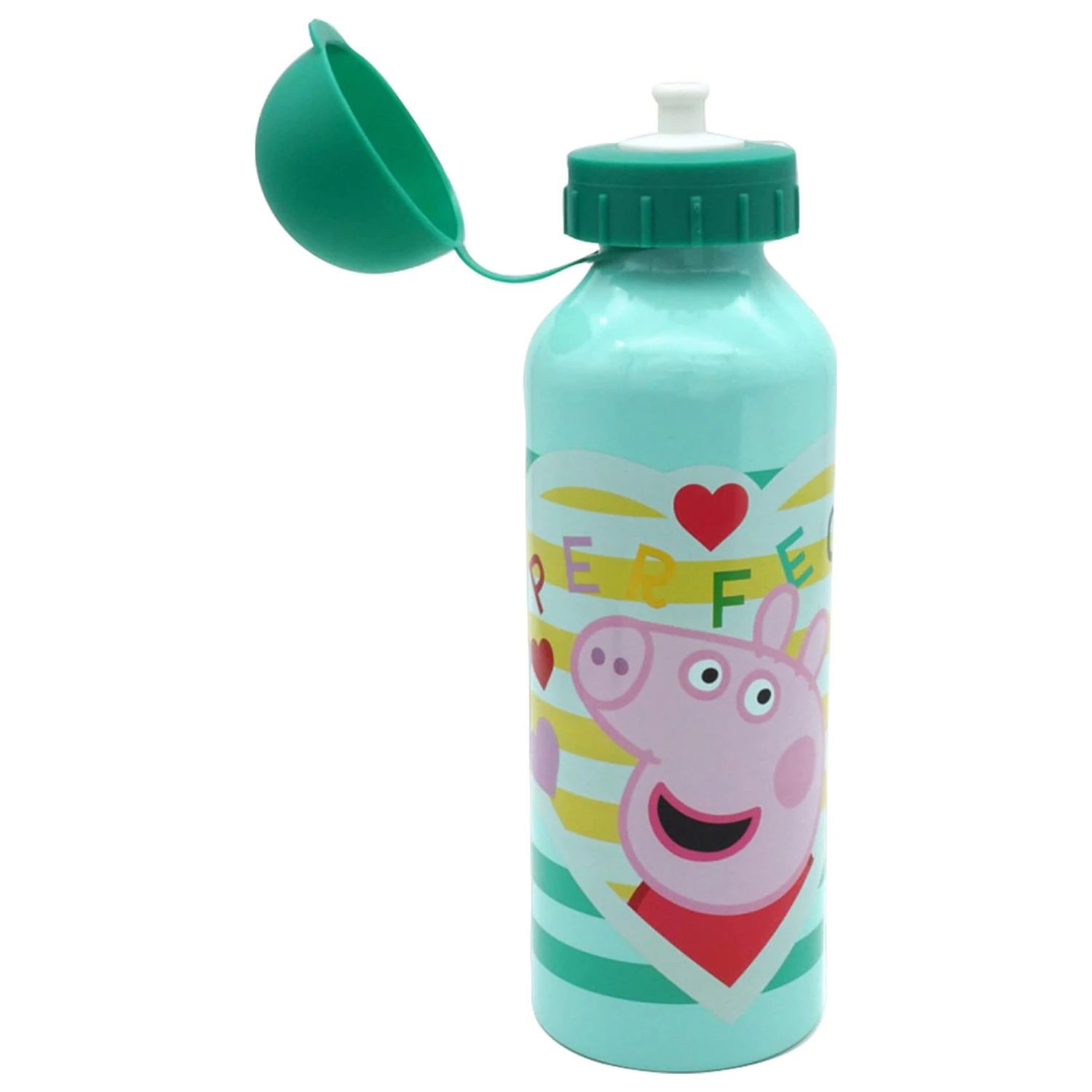 Peppa Pig Perfect aluminiowa butelka na wodę z nakrętką do picia 500 ml zdjęcie produktu