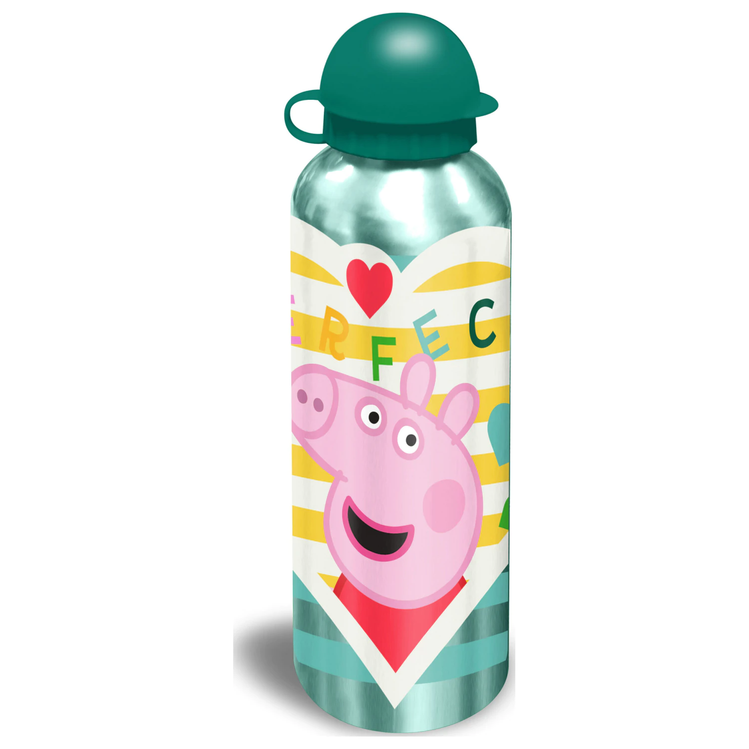 Peppa Pig Perfect aluminiowa butelka na wodę z nakrętką do picia 500 ml zdjęcie produktu