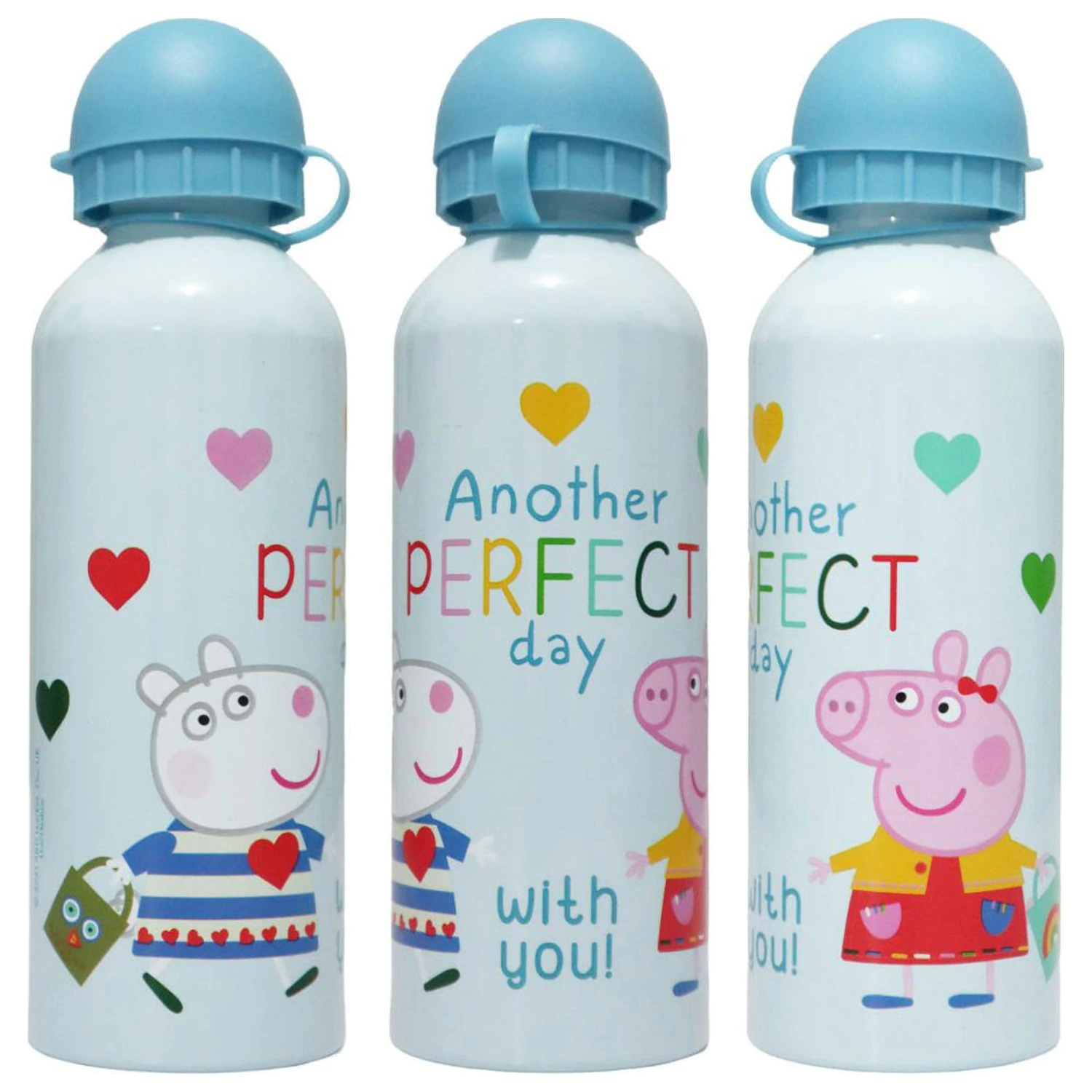Peppa Pig Perfect Day aluminiowa butelka na wodę z ustnikiem 500 ml zdjęcie produktu