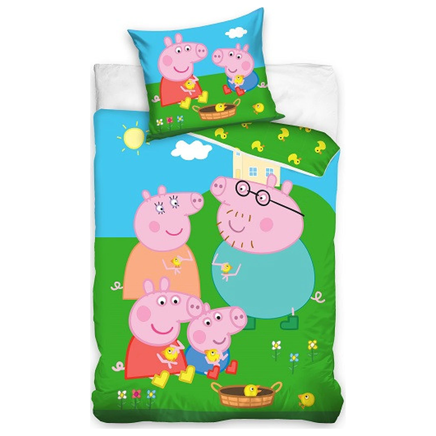 Peppa Pig Piggy Family Poszwa na kołdrę zdjęcie produktu
