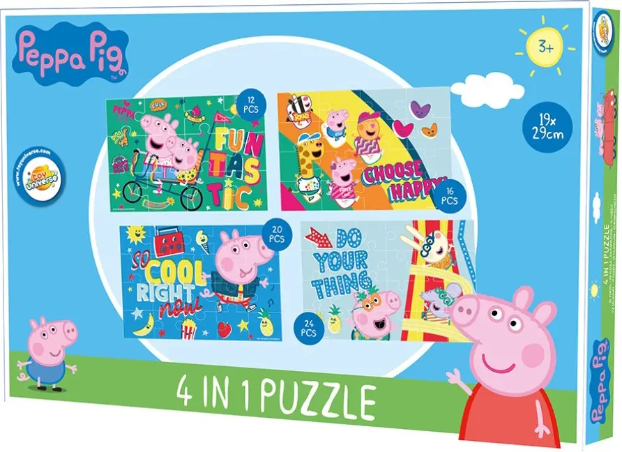 Peppa Pig 4-w-1 układanka zdjęcie produktu