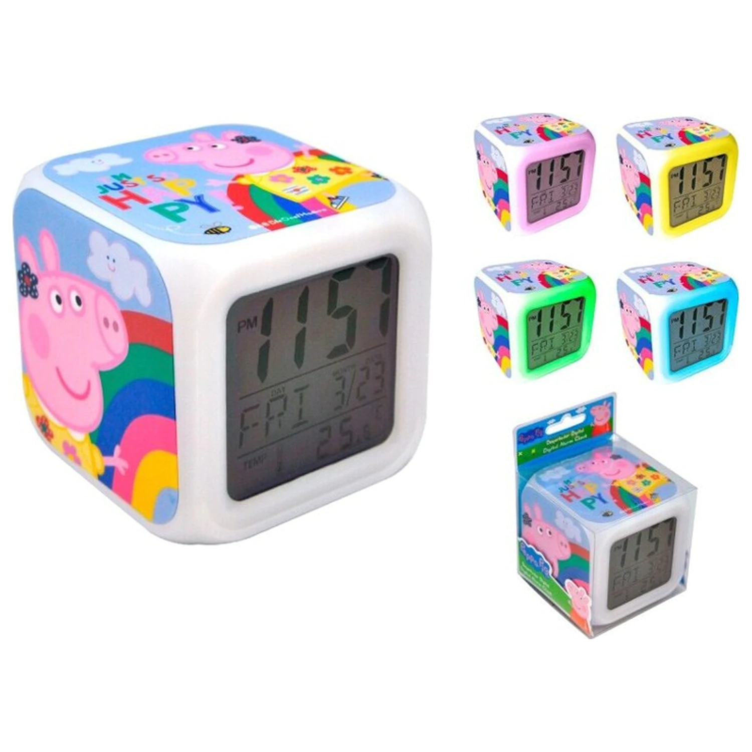 Peppa Pig Rainbow Cyfrowy Budzik zdjęcie produktu