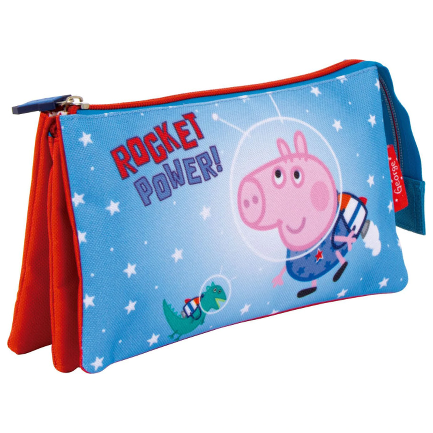 Peppa Pig Rocket Trójkomorowy Piórnik 21 cm zdjęcie produktu