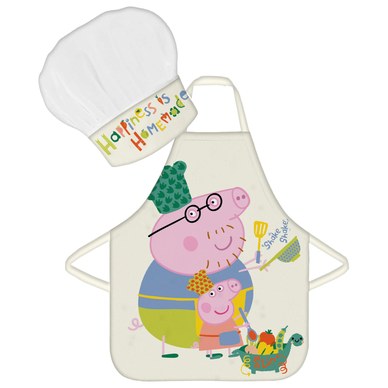 Peppa Pig Shake Fartuch dziecięcy zestaw 2-częściowy zdjęcie produktu