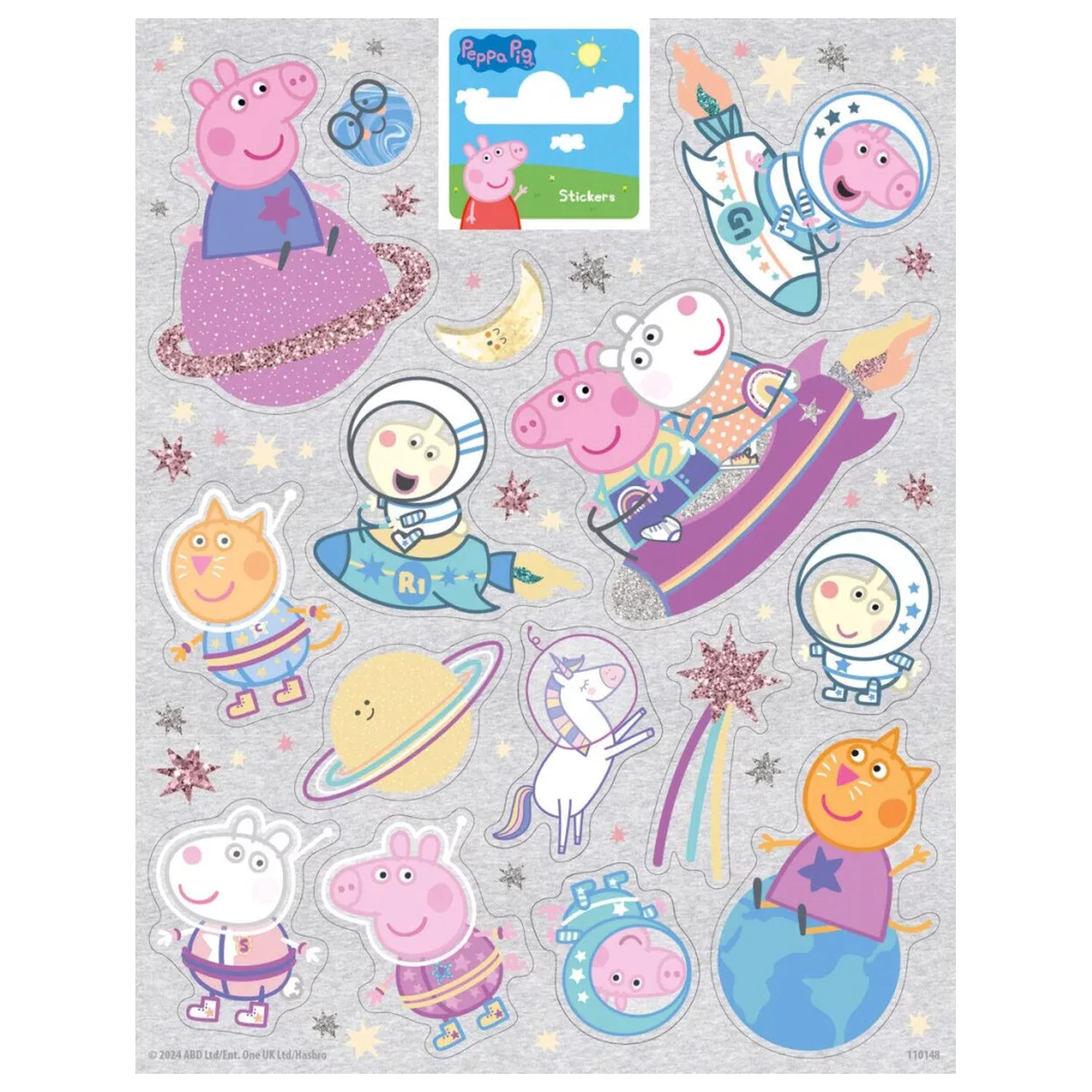 Peppa Pig Kosmiczne naklejki zdjęcie produktu
