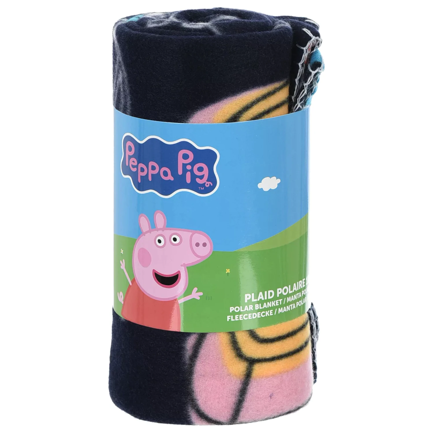 Koc polarowy Świnka Peppa Space 100x150cm zdjęcie produktu