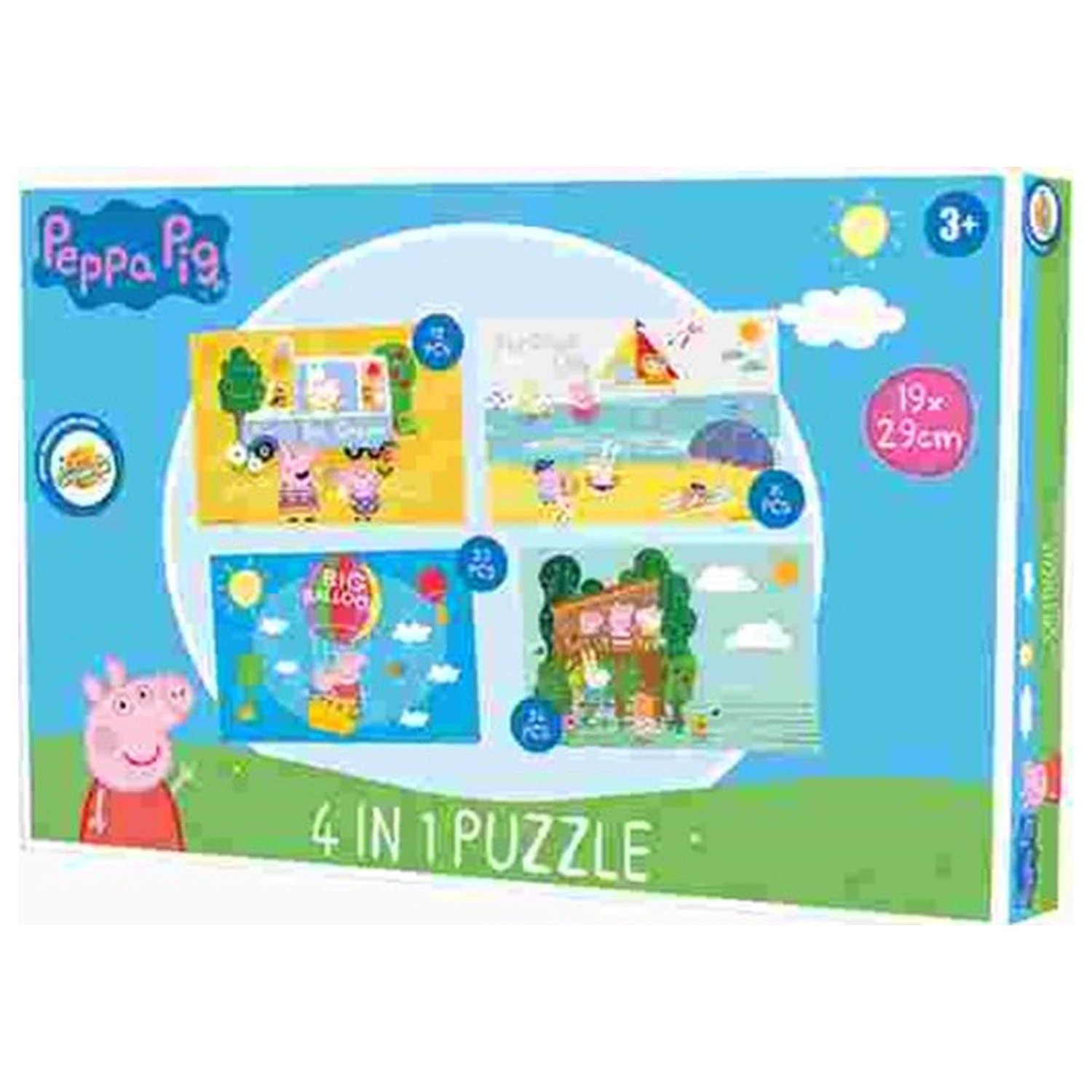 Peppa Pig Letnie Puzzle 4 w 1 zdjęcie produktu