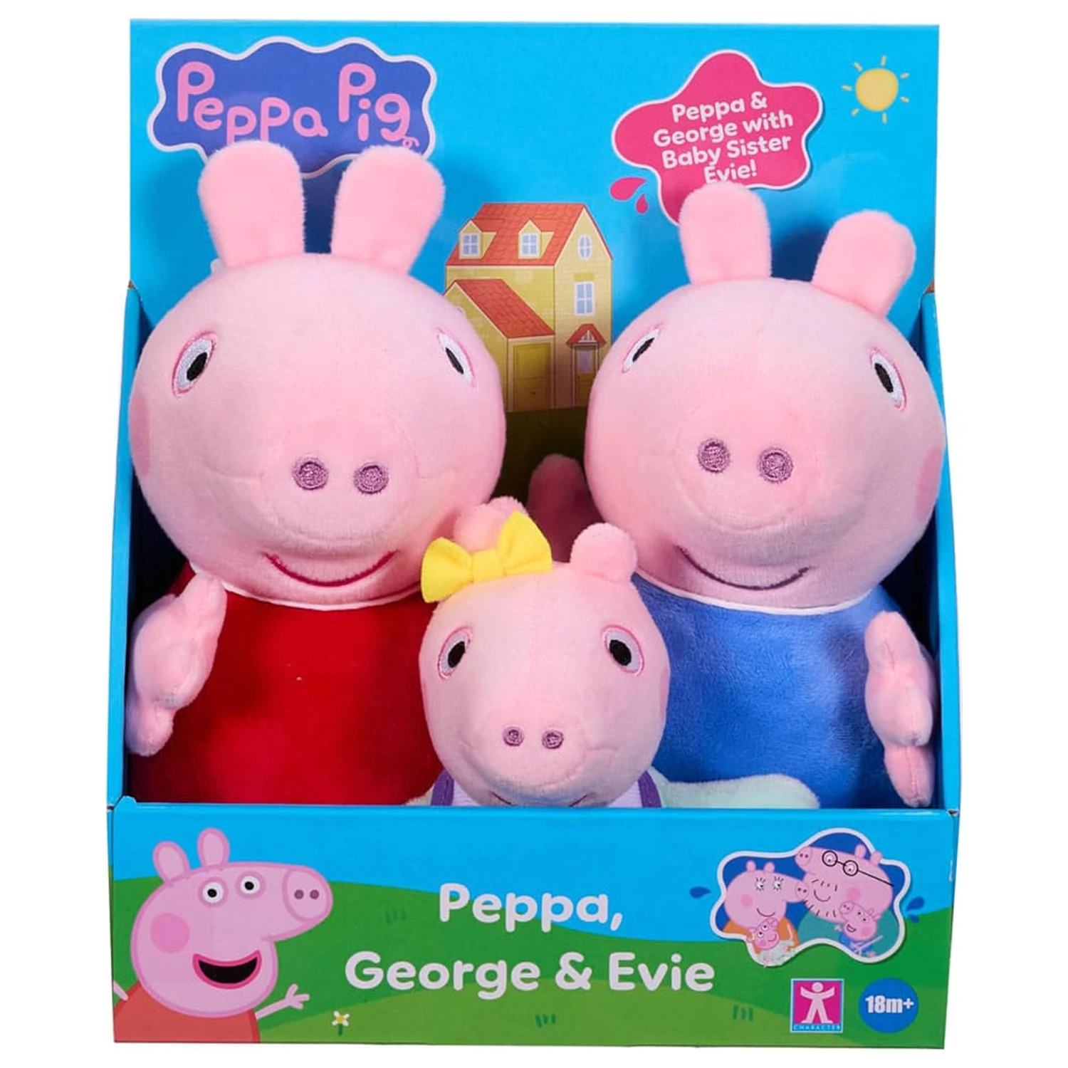 Peppa Pig pluszowe figurki Zestaw 3 sztuk zdjęcie produktu