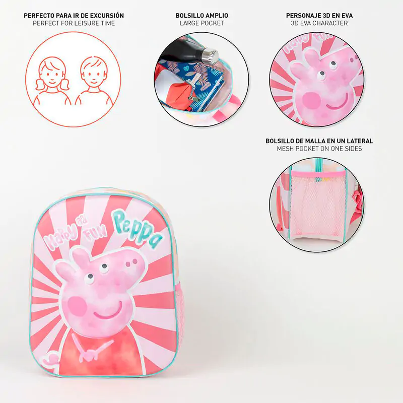 Peppa Pig Plecak 3D 31cm zdjęcie produktu