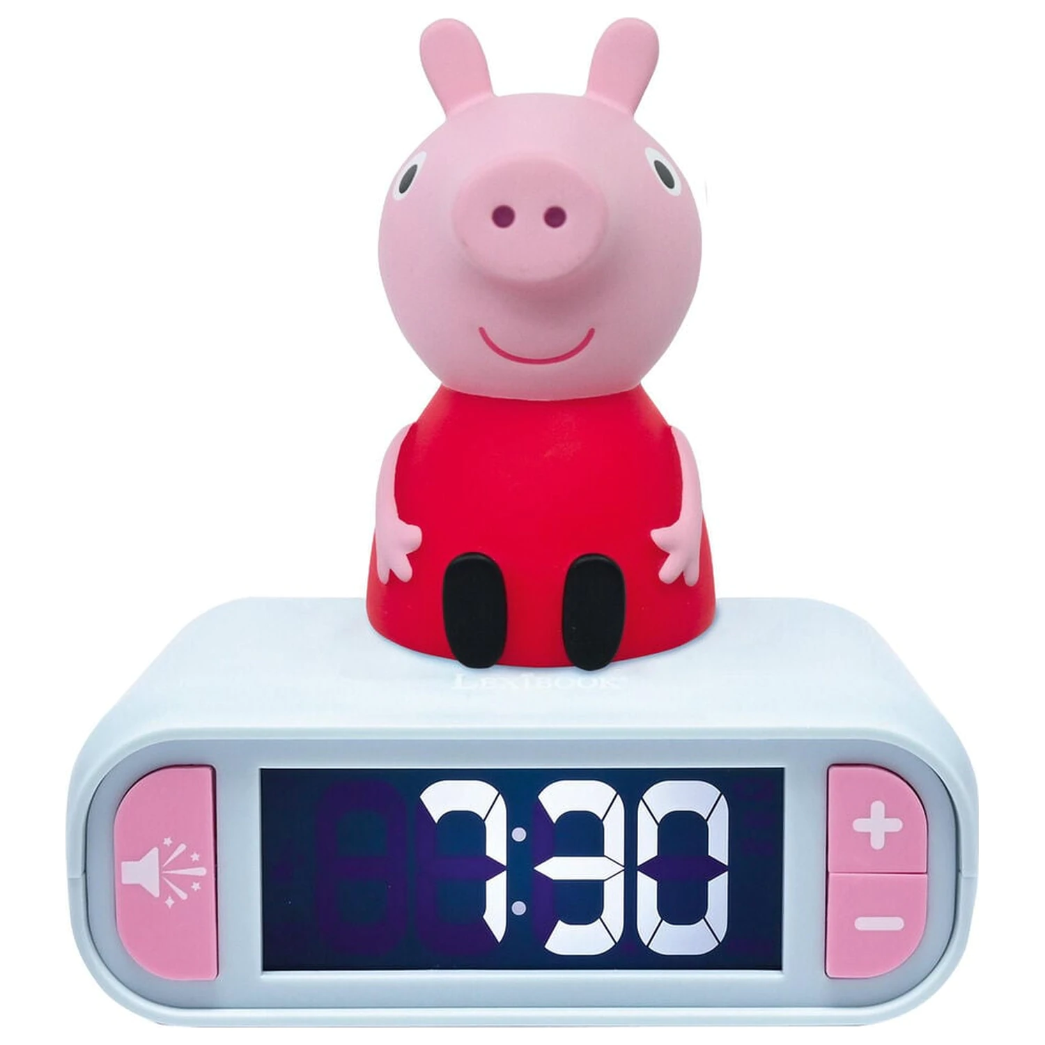 Peppa Pig Cyfrowy Budzik z Lampką Nocną 3D zdjęcie produktu