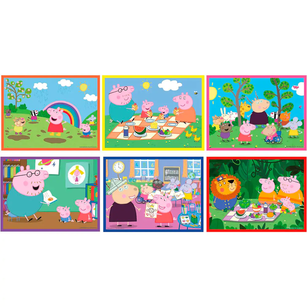 Peppa Pig puzzle kostka 12szt zdjęcie produktu